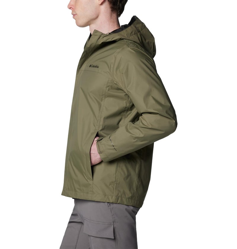 Columbia Men's Watertight II Waterproof Rain Jacket, Stone Green, Large - Image 4