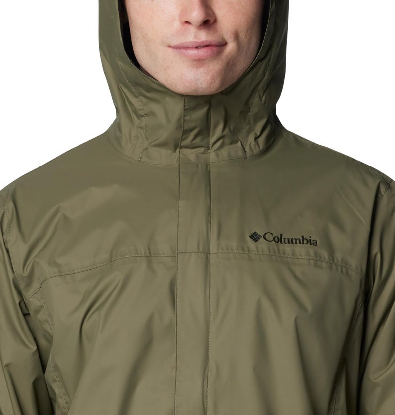 Columbia Men's Watertight II Waterproof Rain Jacket, Stone Green, Large - Image 5