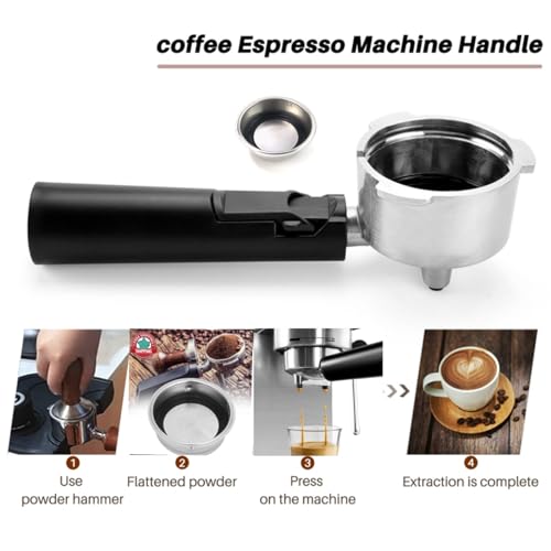 cdipkif 51MM Portafilter Coffee Machine Parts for KF6001 KF7001 KF8001 KF5002 KF500S CM4621 CM4216 R1J8 D3S7 Household Coffee Machine Parts Bracket Handle - Image 4