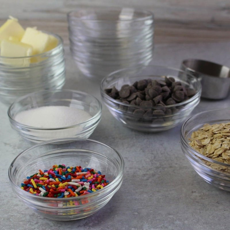 Duralex Lys clear Stackable Bowl Diameter  5 12 Height  2 14 Capacity 16 78 oz  50 cl pack of 6 - Image 3