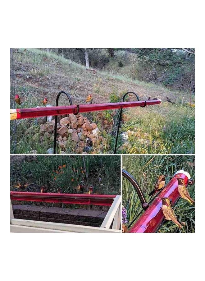 NIBEMINENT - Hummingbird Hanging Feeder Red 40cm - Image 1