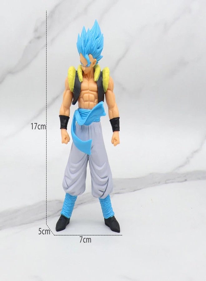 Awestuffs Gogeta Large Action Figure Limited Edition Figure Manga Toy Collectible (Gogeta Blue) - Image 3