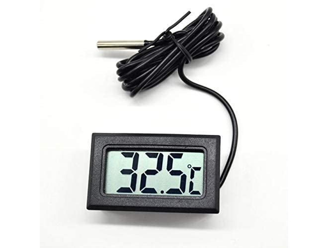TECHTONICS LCD Electronic Fish Tank Water Detector Thermometer with Probe - Image 2
