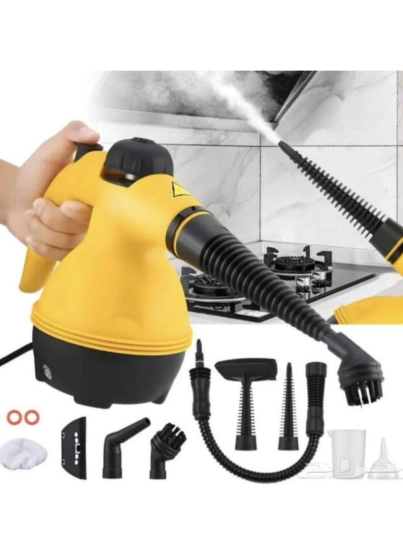 Denx High Pressure Steam Cleaner, Mini Portable Steam Cleaner For Home Kitchen, 1200W Multifunctional High Temperature Handheld Steam Cleaner With 9Pcs Accessories - Image 1