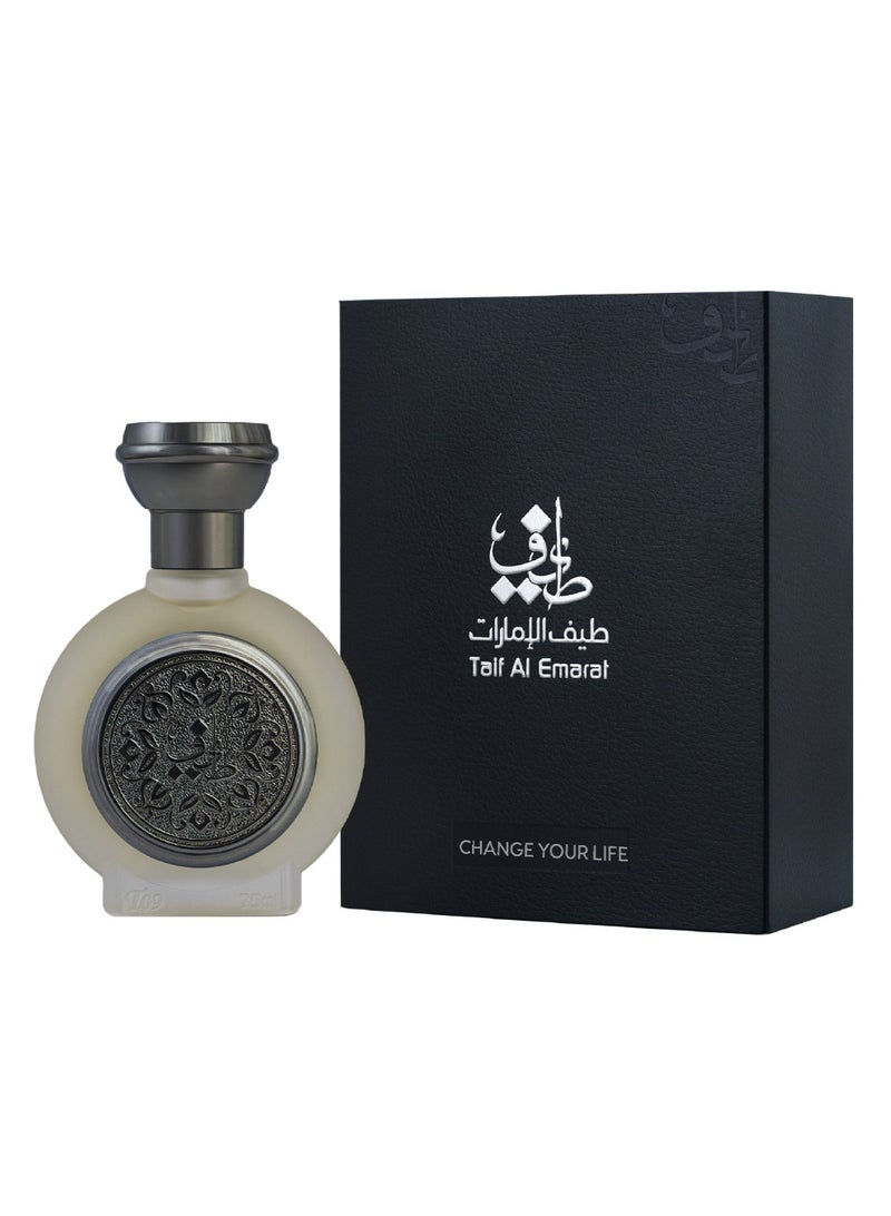 Taif Al Emarat TAIF 09 Eau de Parfum 75ml for Men, Long Lasting Floral Amber Fragrance with Citrus and Vanilla Notes - Image 2