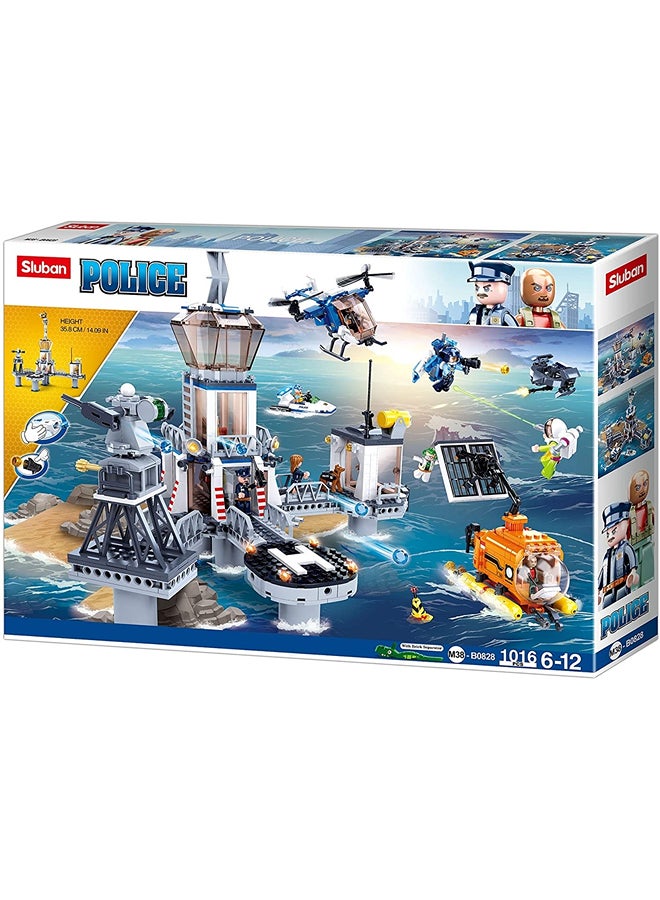 سلوبان بلوكات مبني السجن 1016 قطعة - B0828 - Image 1