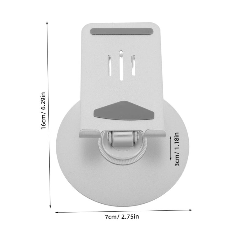 Rotating Aluminum Alloy Phone Stand Desk Tablet Holder Portable Bracket For Home Office - Image 3