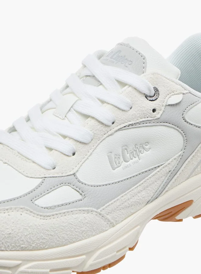 Lee Cooper Men's Panelled Lace-Up Sneakers