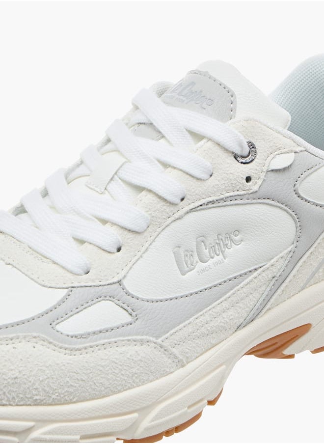 Lee Cooper Men's Panelled Lace-Up Sneakers  - Image 4
