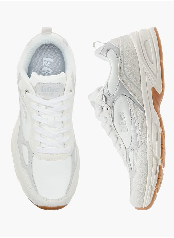 Lee Cooper Men's Panelled Lace-Up Sneakers  - Image 1