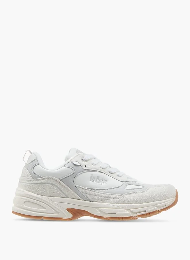 Lee Cooper Men's Panelled Lace-Up Sneakers