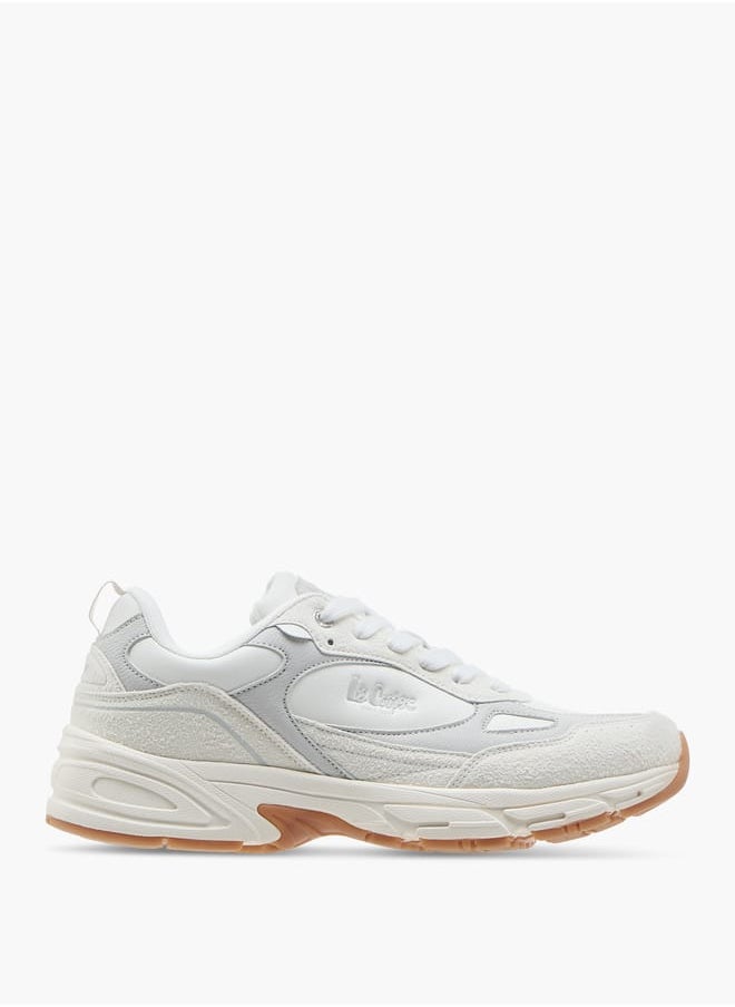Lee Cooper Men's Panelled Lace-Up Sneakers  - Image 3