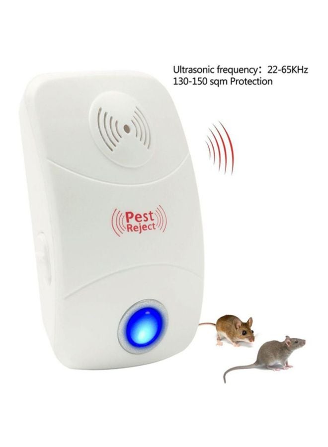 Loquat Ultrasonic Pest Repeller White 9.8x5.8x2.3centimeter - Image 2