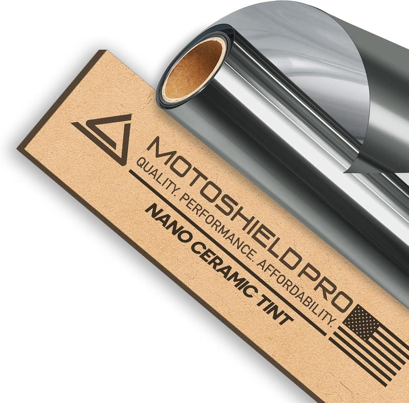 Motoshield Pro DIY Premium Nano Ceramic Tint (25% VLT) 30” x 15’ Roll - Professional Window Film for Auto - Image 1