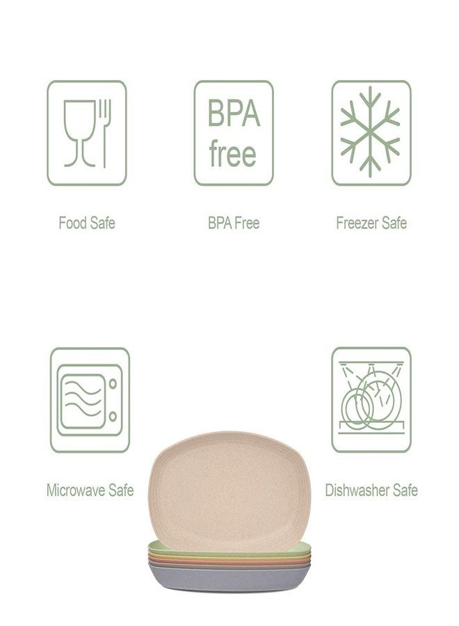 aDai Natural Wheat Straw Oval Dinner Serving Plate | Noodles, Pasta, Maggi, Sizzler | Serving Tray for Kitchen, Restaurant & Gifting (12 Inch, Dark Grey, 2 Pcs) - Image 5