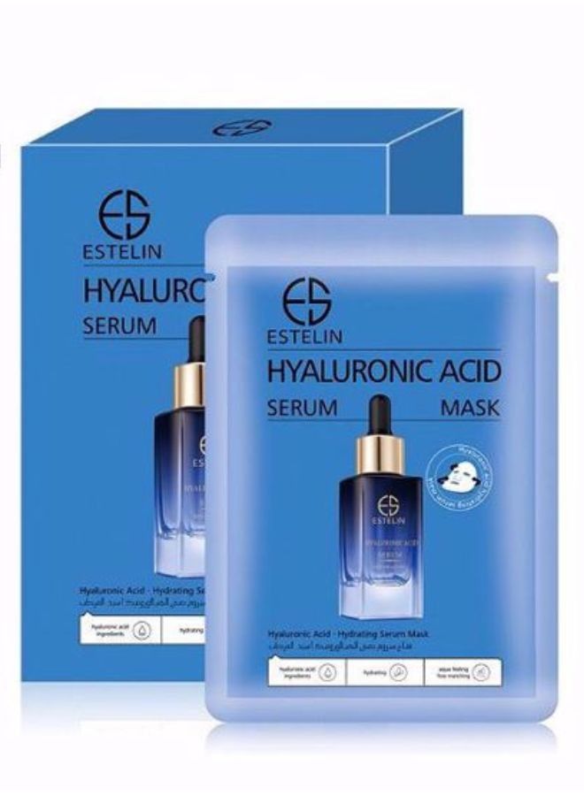 ESTELIN Hyaluronic acid hydrating serum mask 10pcs 25ml  - Image 1