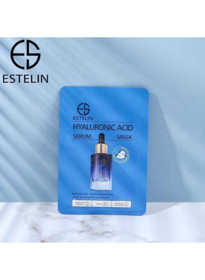 ESTELIN Hyaluronic acid hydrating serum mask 10pcs 25ml  - Image 3