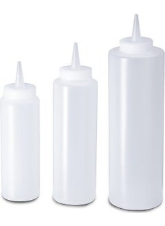 Titiz Transparent Sauce Bottle 3 Pieces - 700 ml 
