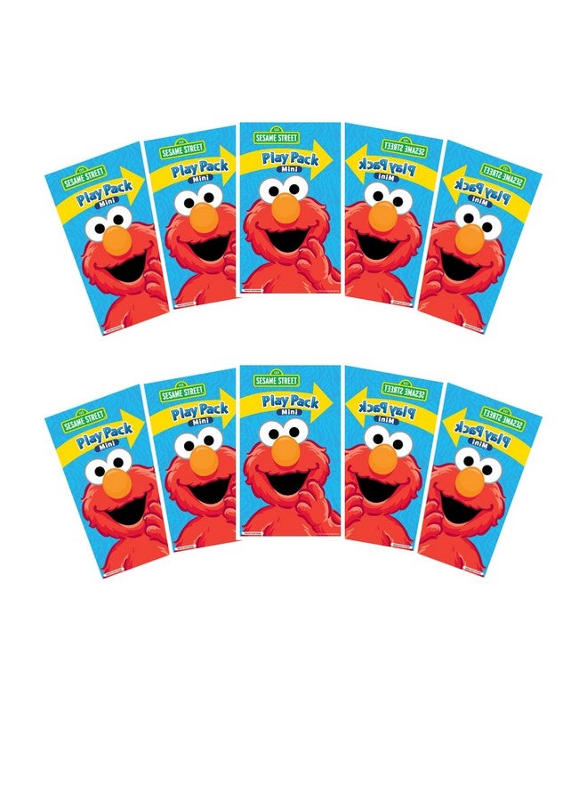 Bendon Bendon Sesame Street Mini Play Packs | Sesame Party Favors | Includes Coloring Book, 2 Mini Crayons, and a Sticker |10-Pack | Officially Licensed - Image 5