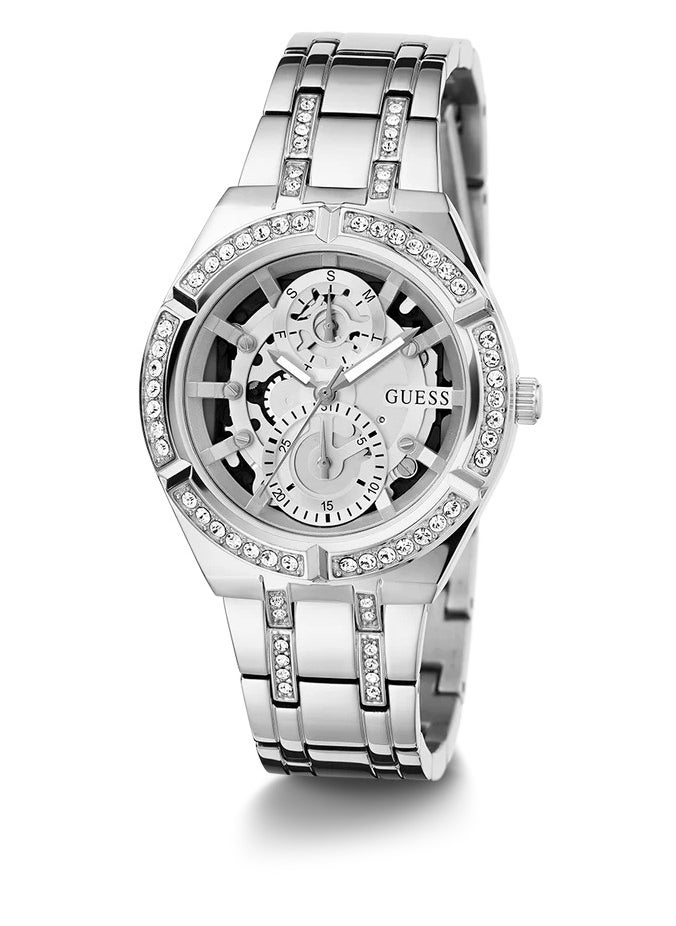 GUESS Ladies Silver Tone Multi-function Watch - GW0604L1 - pzsku/ZCC74914007622BEDB660Z/45/_/1741518985/4618fe37-e88b-4619-9a18-6e68a0e437f3