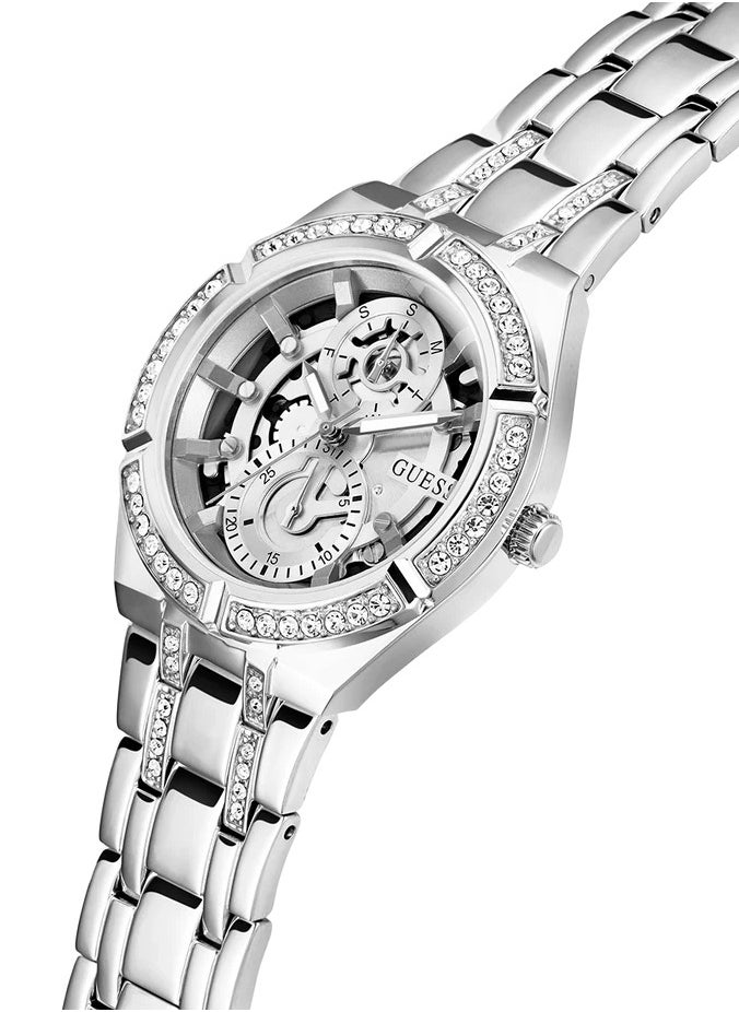 GUESS Ladies Silver Tone Multi-function Watch - GW0604L1 - pzsku/ZCC74914007622BEDB660Z/45/_/1741518988/caeb5107-4d9f-42c0-a161-c571aa40fbb5