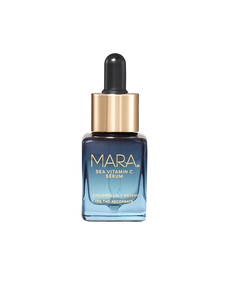 MARA  Natural Chlorella  Reishi Sea Vitamin C Serum  PlantBased Skin Care  Skin Firming With Moringa  Squalane 05 oz  15 ml