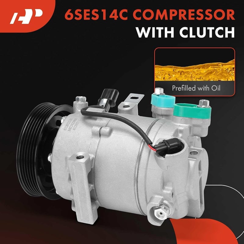 A-Premium AC Compressor with Clutch for Hyundai Sonata - Image 3