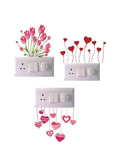 Meet Cute Meet Cute Vinyl Decorative Switch Board Sticker for Your Home Switch Boards Pack of 3 Desg_06  - Image 2