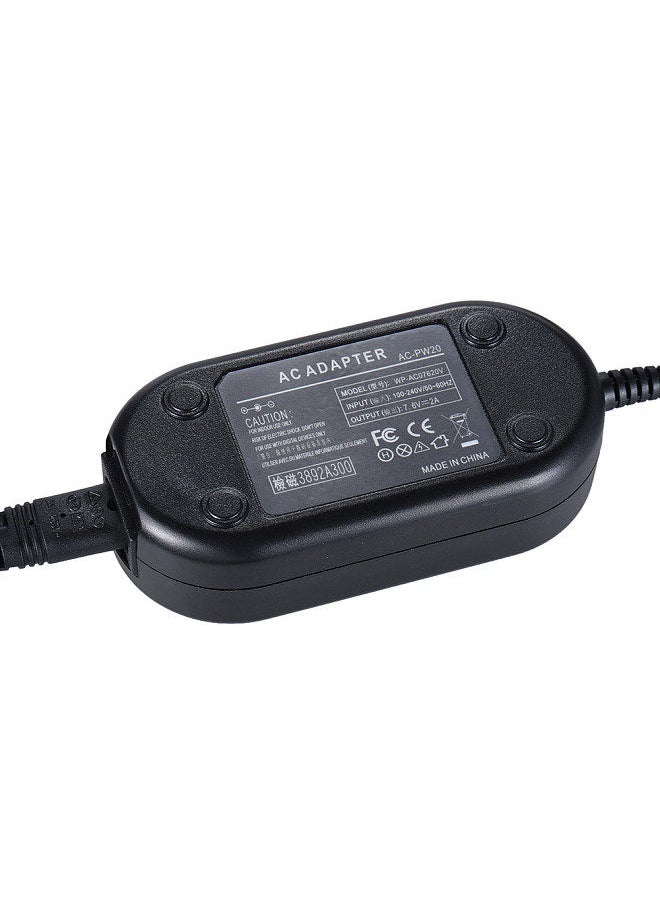 Generic - Andoer AC-PW20 AC Power Supply NP-FW50 Dummy Battery Adapter Camera Charger Replacement for Sony a7 a7ii a7s a7r a7sii a7rii a6500 a6300 a6000 a5000 a5100 nex-5 nxx-7 - Image 1