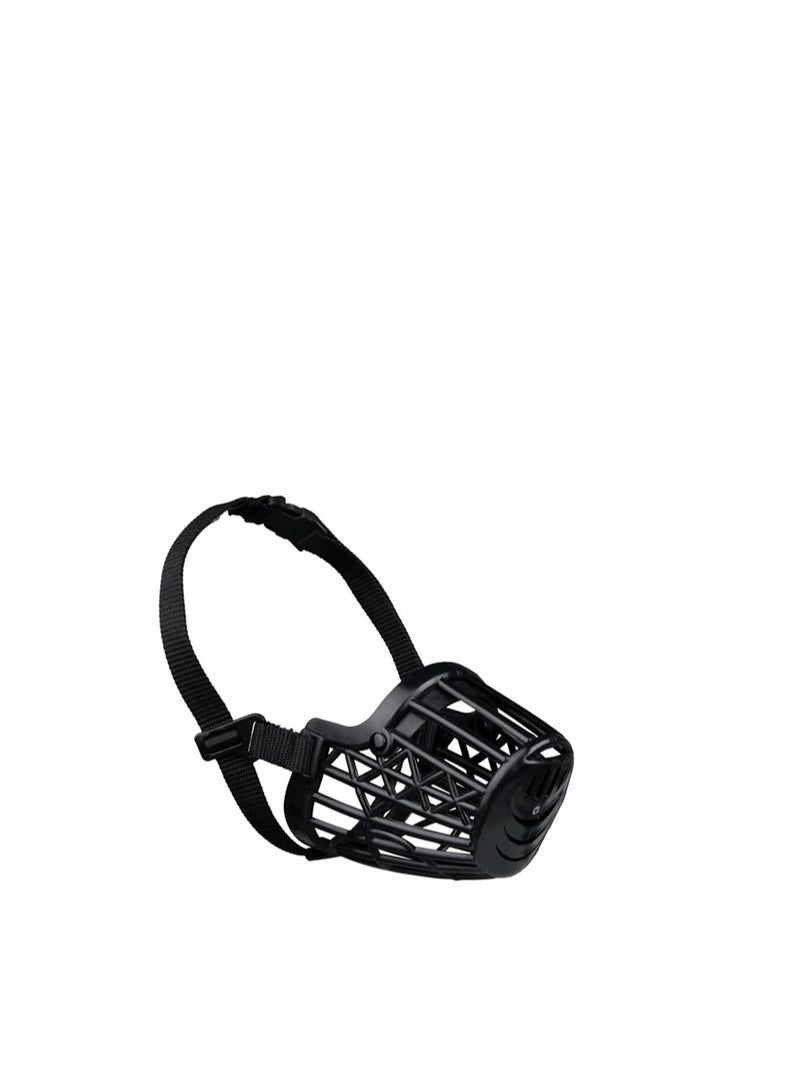 Trixie Plastic Black Muzzle For Dogs - Image 2
