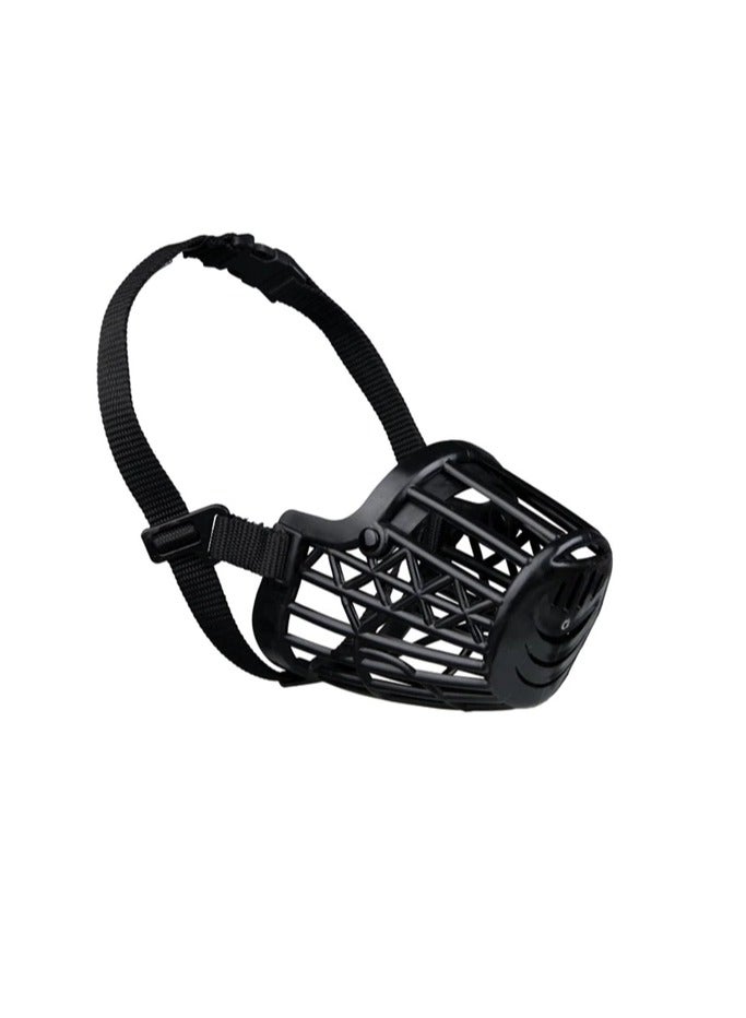 Trixie Plastic Black Muzzle For Dogs - Image 3