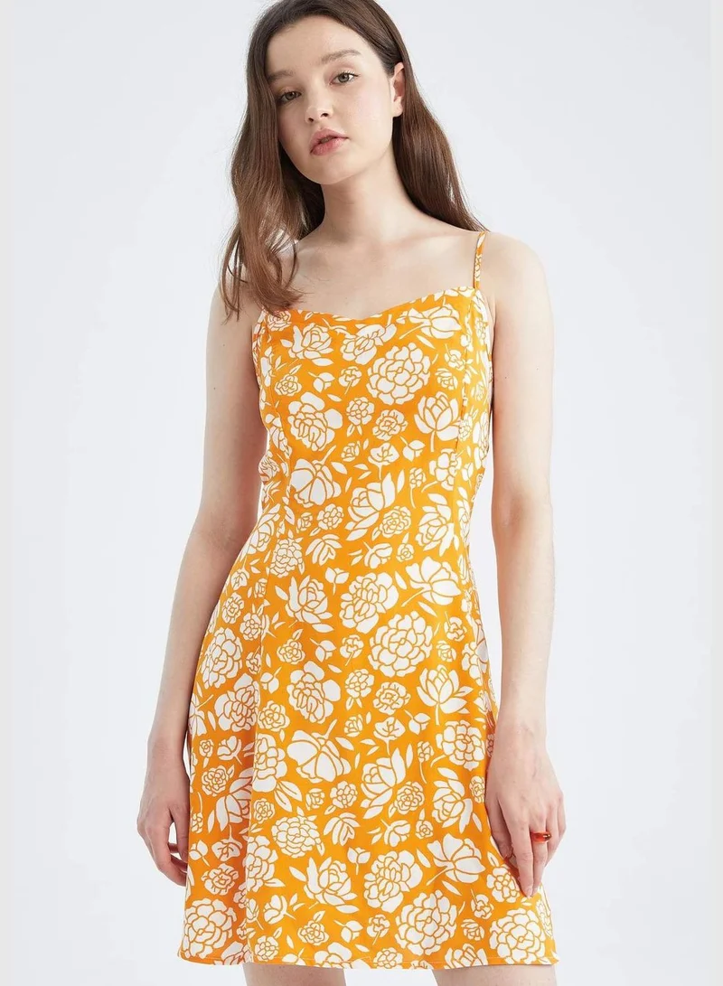 DeFacto Floral A-Line Dress