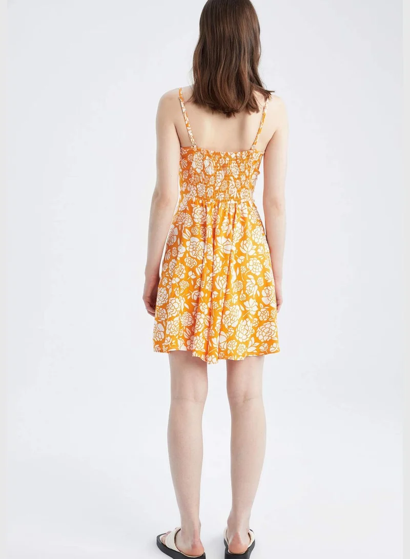 DeFacto Floral A-Line Dress