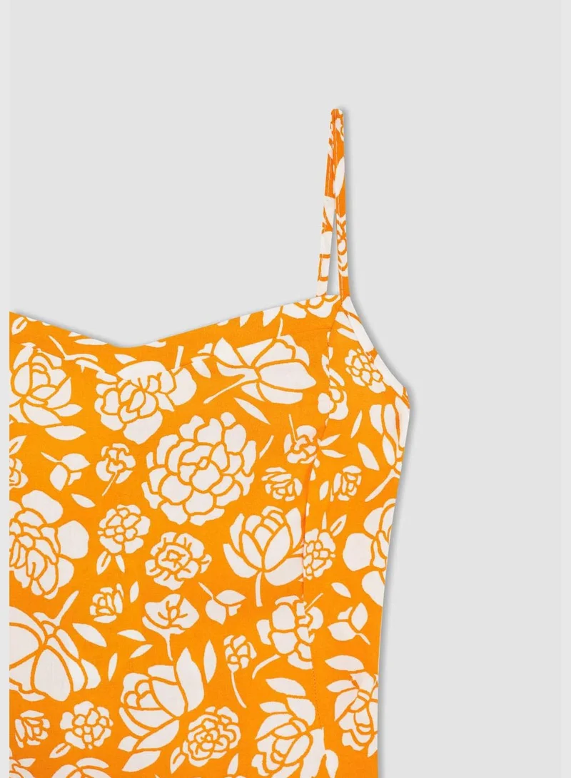 DeFacto Floral A-Line Dress