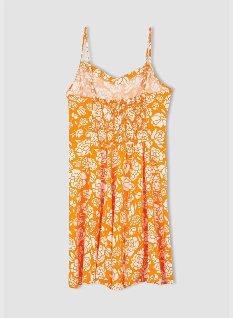 DeFacto Floral A-Line Dress