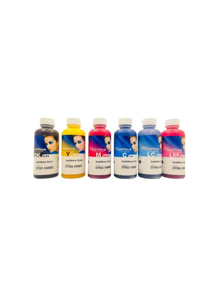Kalon 100MLKorea Sublimation Printing Ink Set High Density Professional Dye Sublimation Refill Inks for Inkjet Printers, Heat Transfer on Mugs, t-Shirts, Phone Case  (6 Color) Refill Bottles Set - Image 2