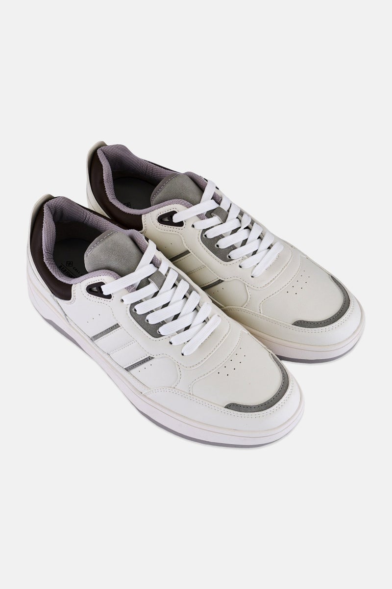 CALL IT SPRING Men Kiriburu Lace Up Casual Shoes, White - Image 2