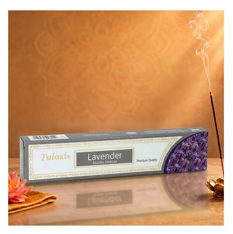 Tulasi Lavender Masala Agarbatti Incense 15Gm - Image 5