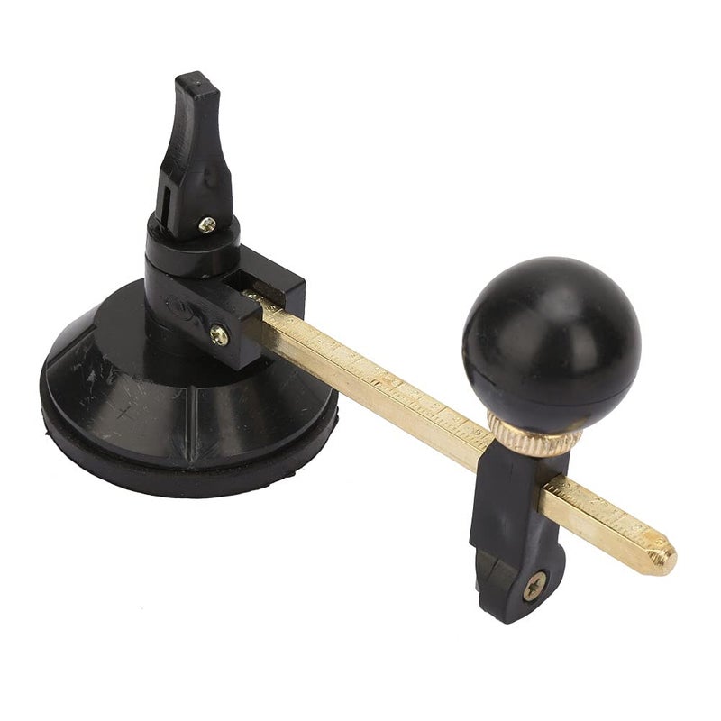 Alloy Glass Cutter With Suction Cup Adjustable For Circles Up To 31 5 Inch Diameter - Image 2