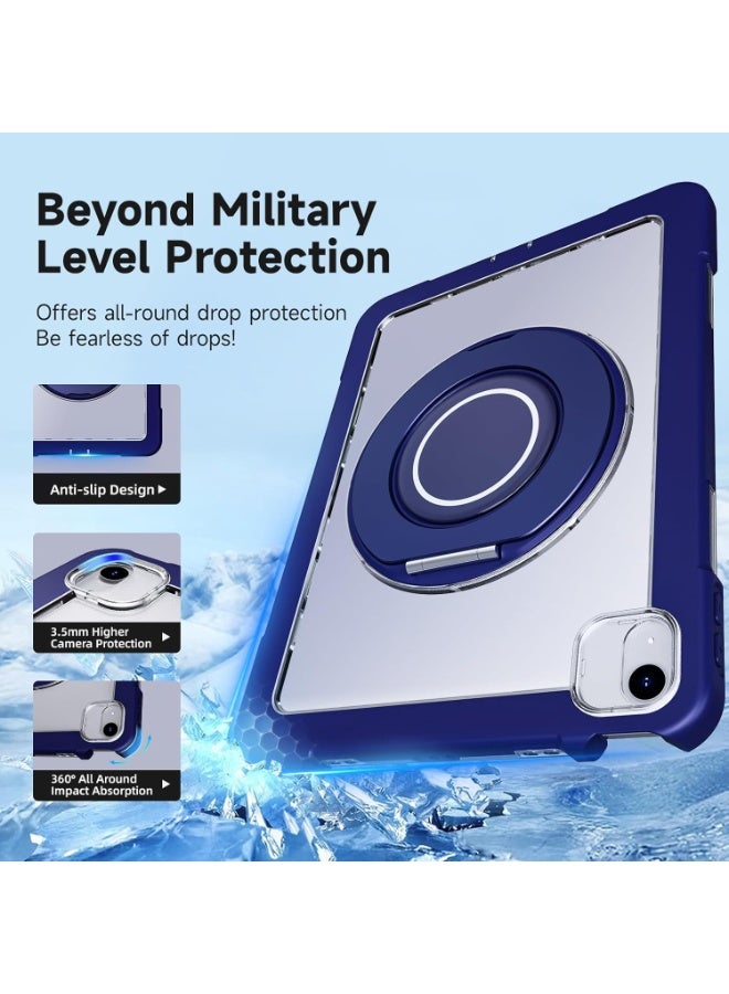 Metal Rotating Stand for iPad Pro 11 inch 2024 – 360° Adjustable Aluminum Alloy Tablet Holder, Heavy Duty Desktop Stand for iPad Air, iPad Mini, iPad 10th Gen, Adjustable Angle Mount for Home, Office, Studio - Image 2