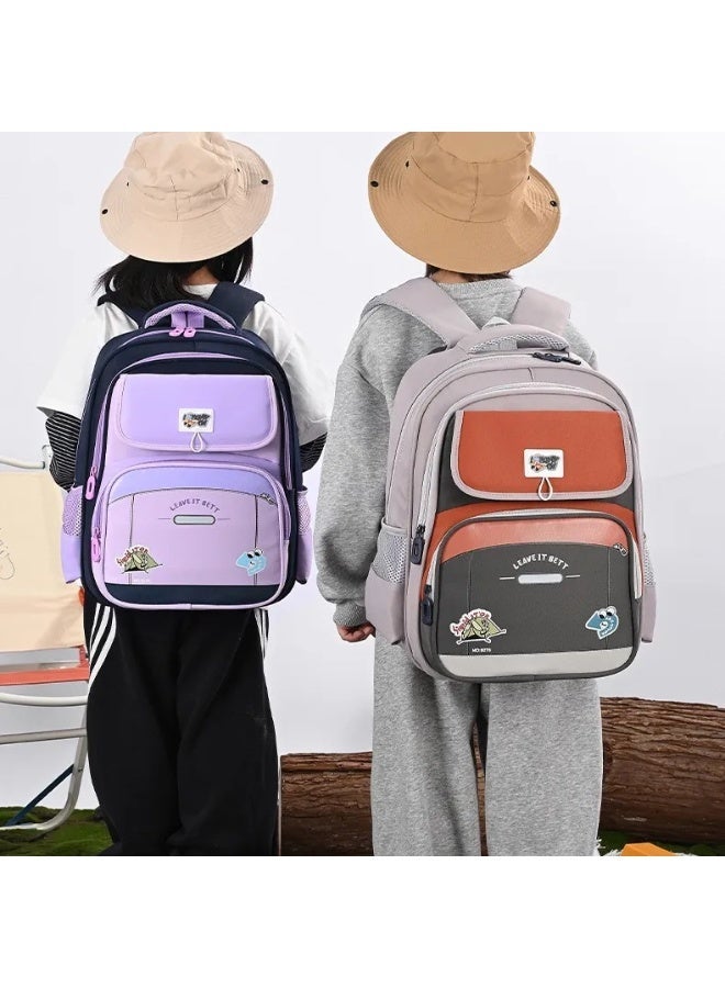 Kids School Backpack Grades 1-3, Large Capacity Waterproof Ergonomic Lightweight Bag - Image 2