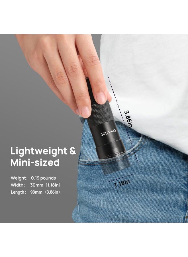 Consciot UV Flashlight Black Light, 12 LED 395nm Ultraviolet Blacklight, Portable Mini Torch Light Pet Urine Detector for Dog/Cat Urine, Dry Stains, Bed Bug, Matching with Pet Odor Eliminator - Image 5