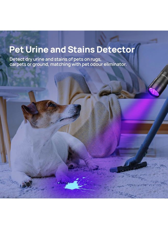 Consciot UV Flashlight Black Light, 12 LED 395nm Ultraviolet Blacklight, Portable Mini Torch Light Pet Urine Detector for Dog/Cat Urine, Dry Stains, Bed Bug, Matching with Pet Odor Eliminator - Image 4