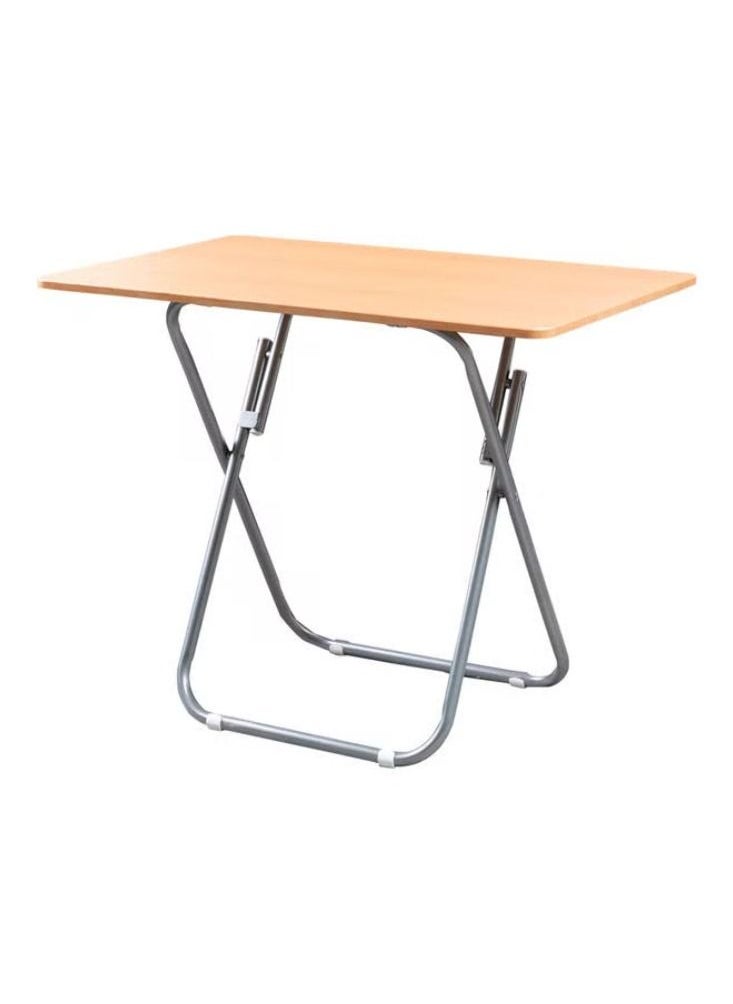 Dream Zone Portable Folding Side Table Oak Brown 70x50x80cm  - Image 1