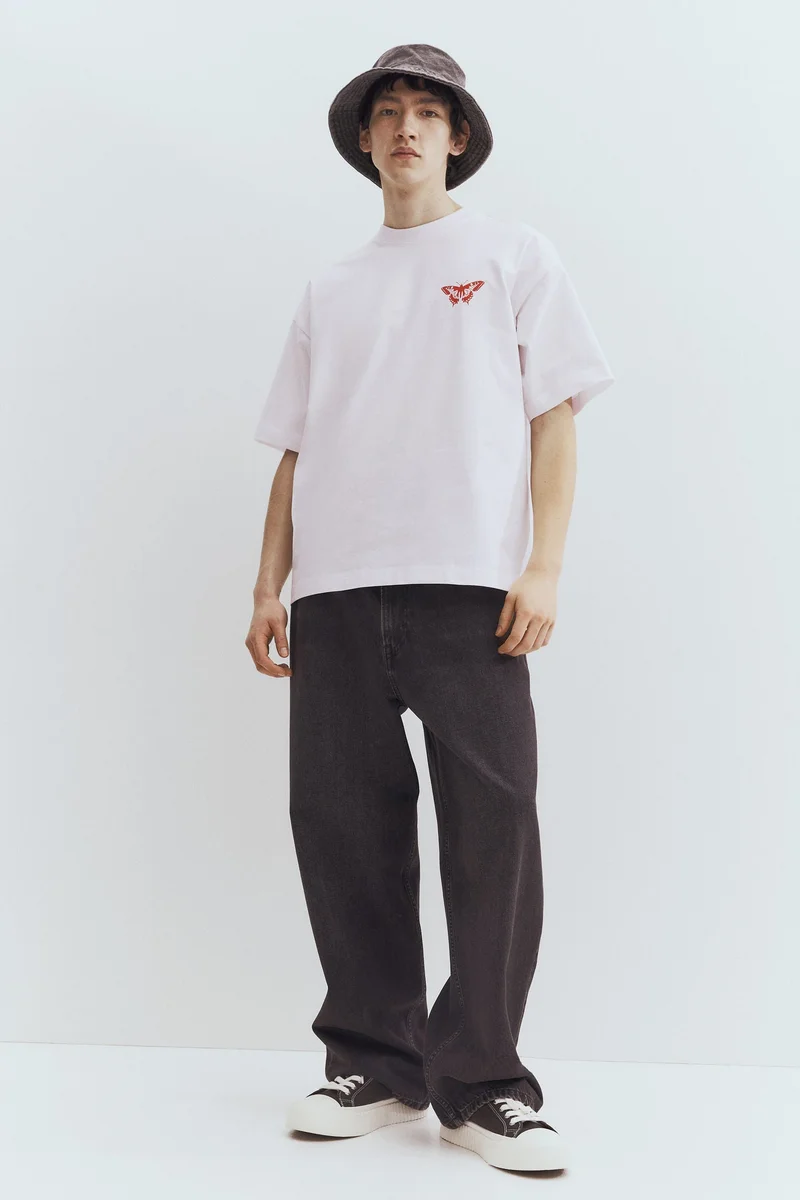 H&M Oversized Fit Printed T-shirt