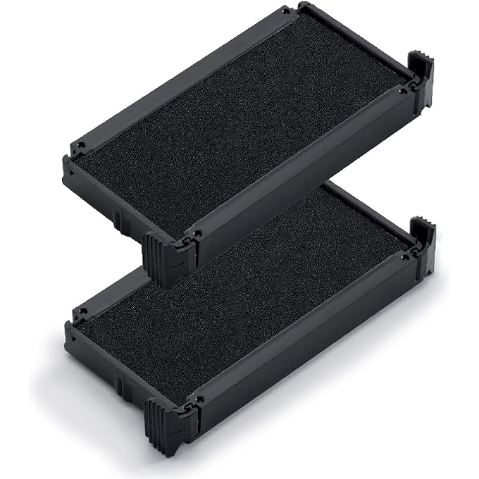Trodat Replacement Ink Pads 6/4911 - Pack Of 2 - Black Ink - Suitable For Printy 4911, 4911 Typo, 4951, 4822, 4800, 4820 and 4846