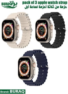 Apple Watch Band Strap For Apple Watch Ultra 2/Ultra 49mm, Series 10 46mm, 9/8/7 45mm, SE2/SE/6/5/4 44mm, 3/2/1 42mm