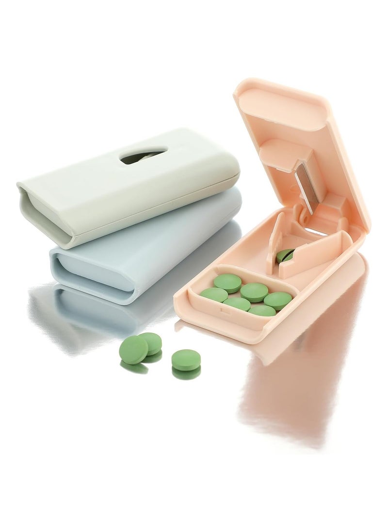 Generic - 3 Pcs Multiple Pill Cutter, Adjustable Pill Cutter Splitter for Small and Tiny Pills with Accurate Pill Alignment, Pill Cutter for Cutting Multiple Pills at a Time - Image 1