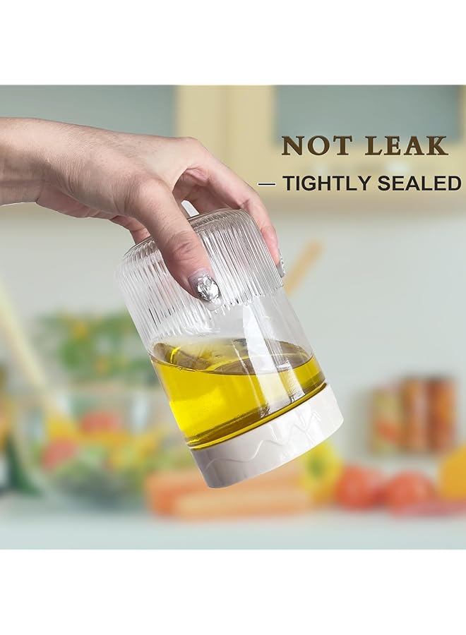 إكسفور برطمانات زجاجية ماسون سعة 16 أونصة مع أغطية، عبوة من 4 عبوات من حاويات الشوفان واسعة الفم للاستخدام طوال الليل، برطمانات تخزين محكمة الغلق بسعة كبيرة، مثالية للحليب والسلطة والوجبات الخفيفة والحبوب ودقيق الشوفان وتحضير الوجبات - Image 4