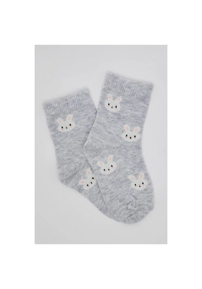R&b 3 Pack Printed Crew Socks